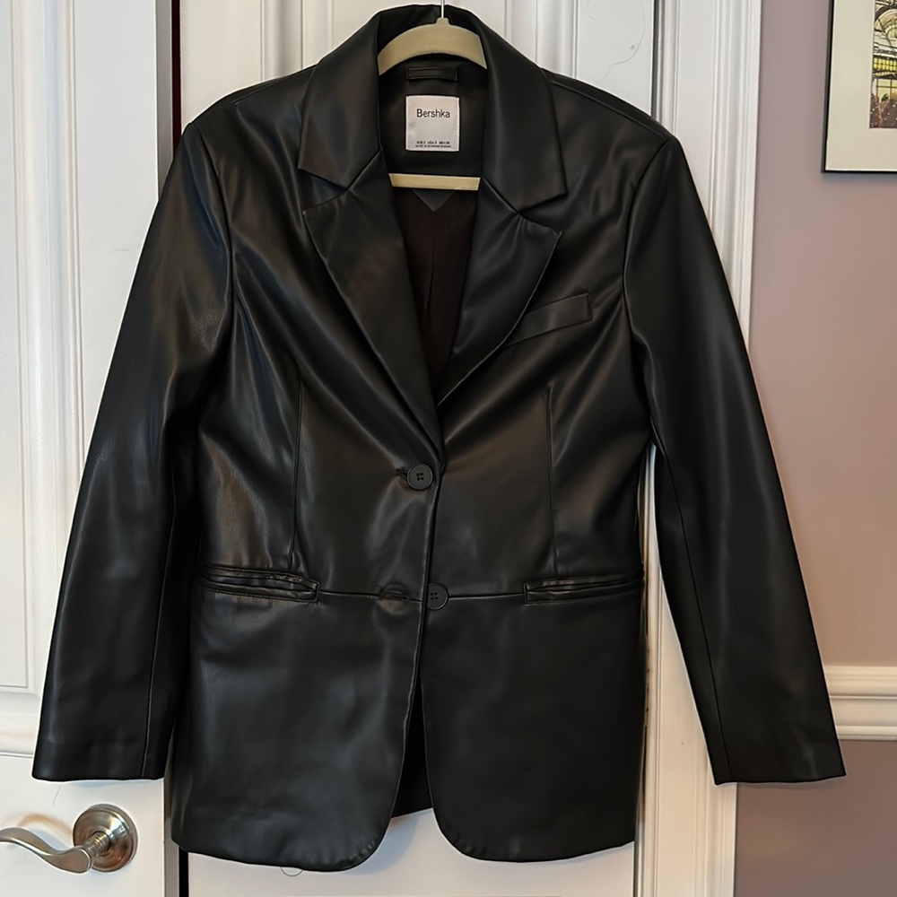 Bershka Leather Blazer
